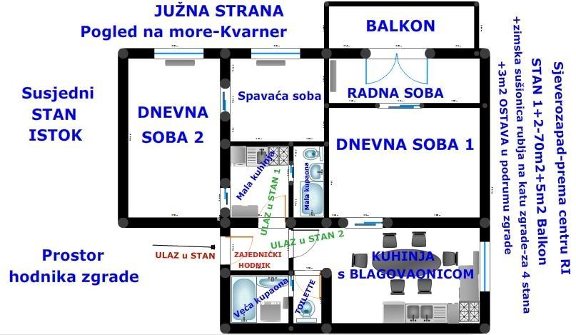 Stan u zgradi, Prodaja, Rijeka, Istok
